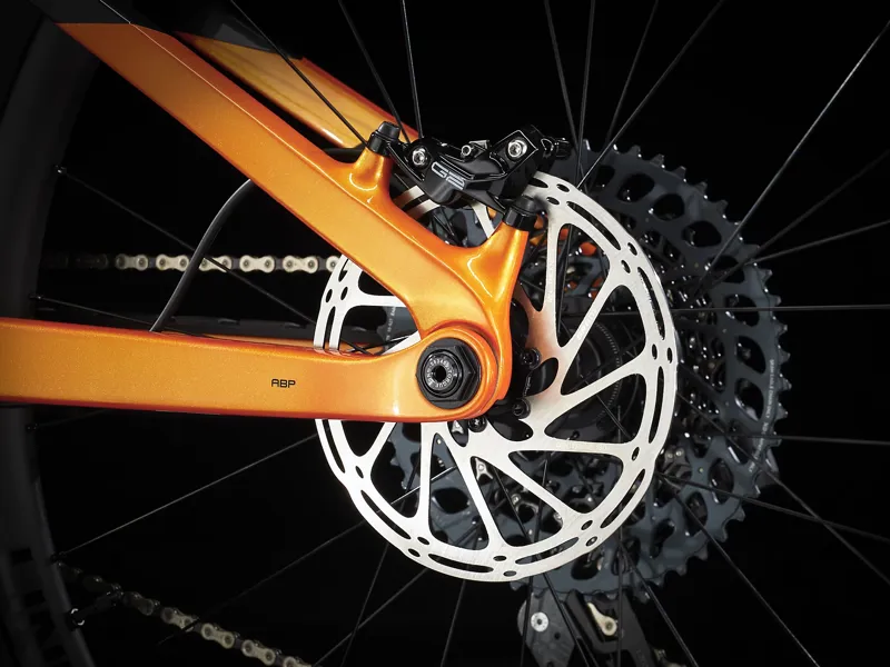 TREK Fuel EX 9.8 GX AXS Gen 5 Full Suspension Mountain Bike in Orange-3